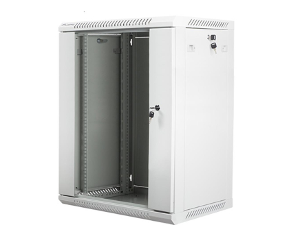 Szafa RACK LANBERG Szafa instalacyjna wisząca 19'' 15U 600X450mm szara (drzwi szklane) WF01-6415-10S